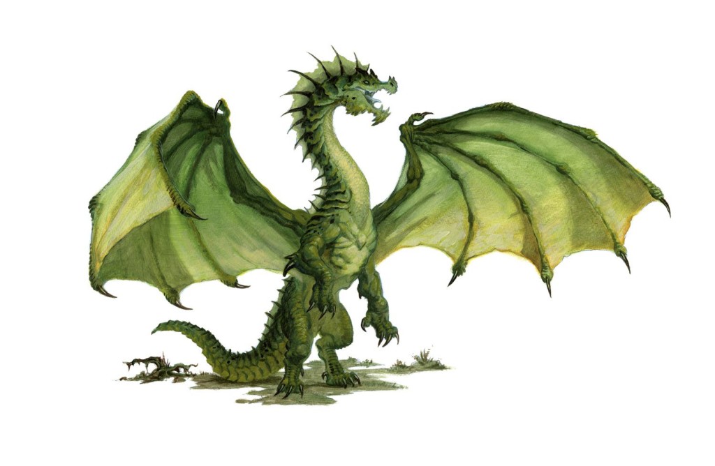 young green dragon