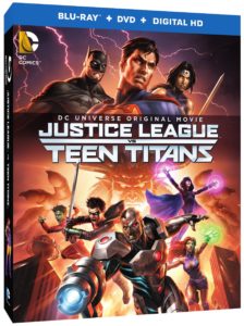 justice league v teen titans box