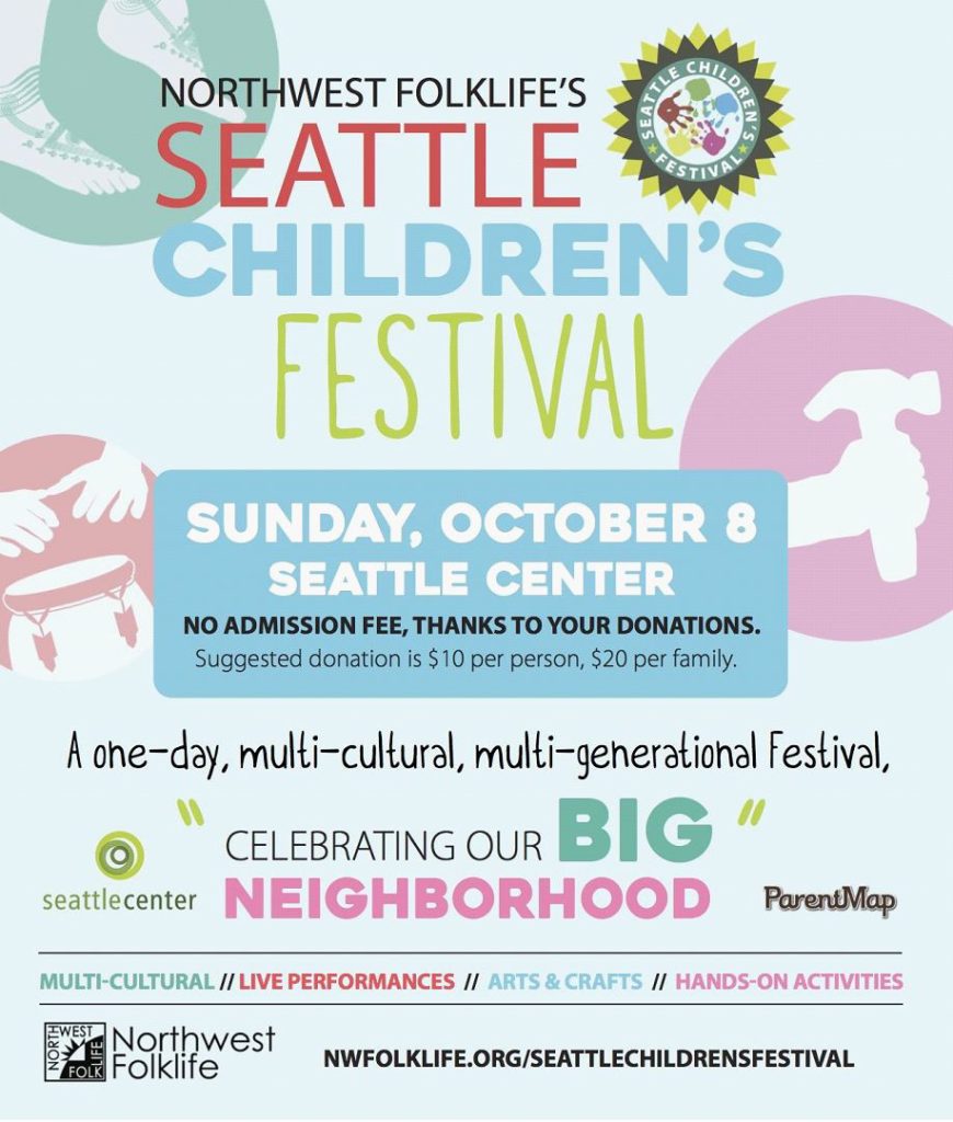 Folklife’s Seattle Children’s Festival Schedule Ready One Month Before